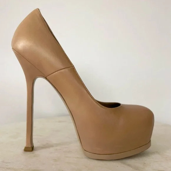 YSL Tribtoo 105 Pump, Nude, Size 36.5 *AUTHENTIC* - Picture 11 of 14